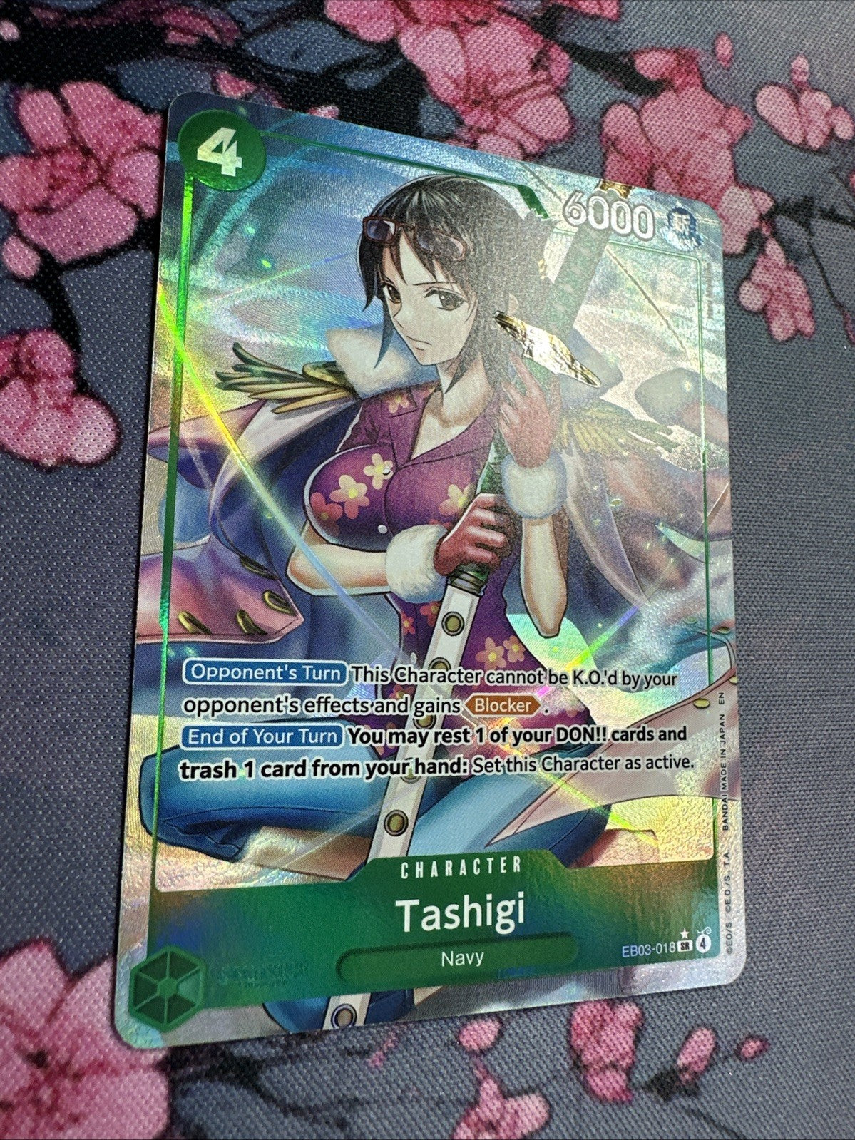 Tashigi [AA SR] EB03-018 AA One Piece Heroines Edition TCG