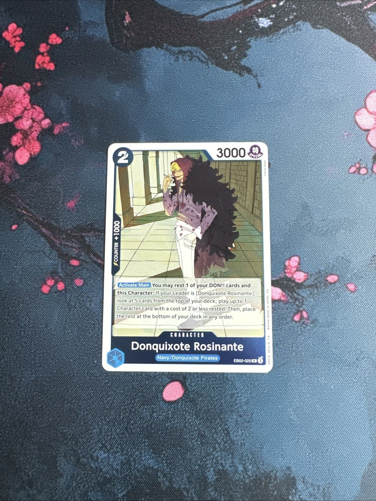 Onepiece Card Donquixote Rosinante parallel R EB02-025 Extra Anime 25Th