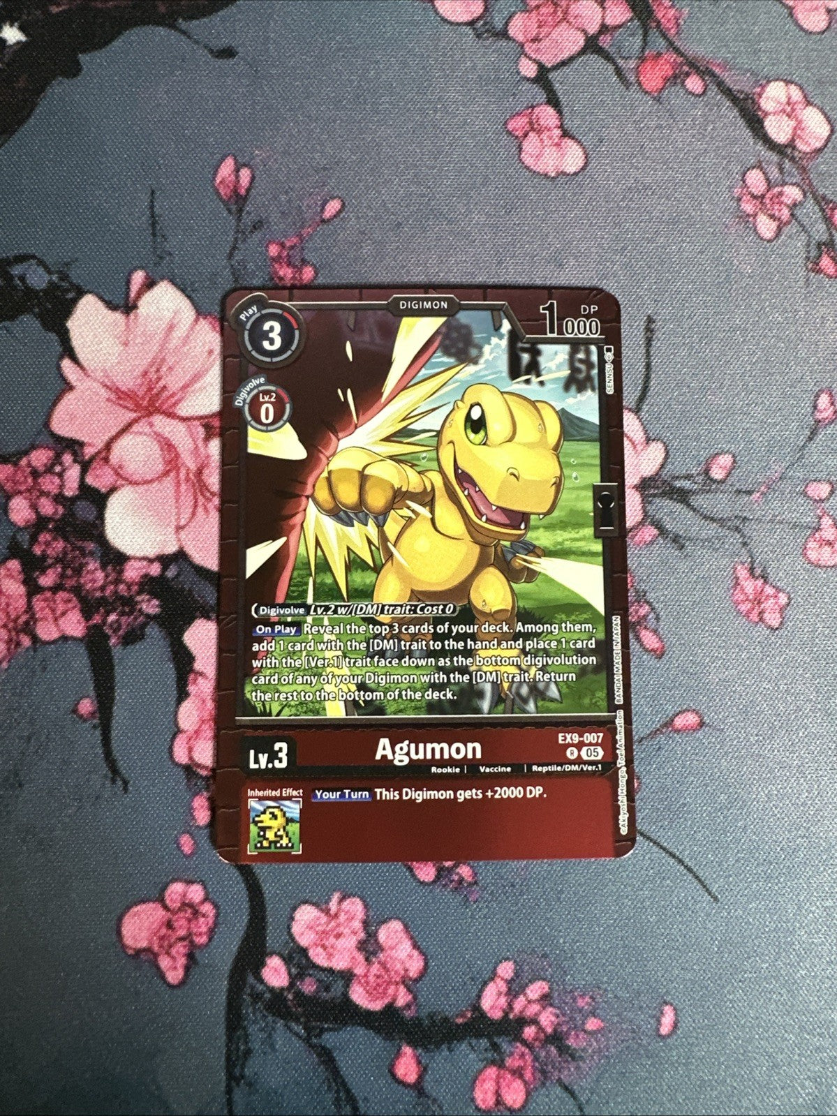 Agumon R EX9-007 Digimon Card Game