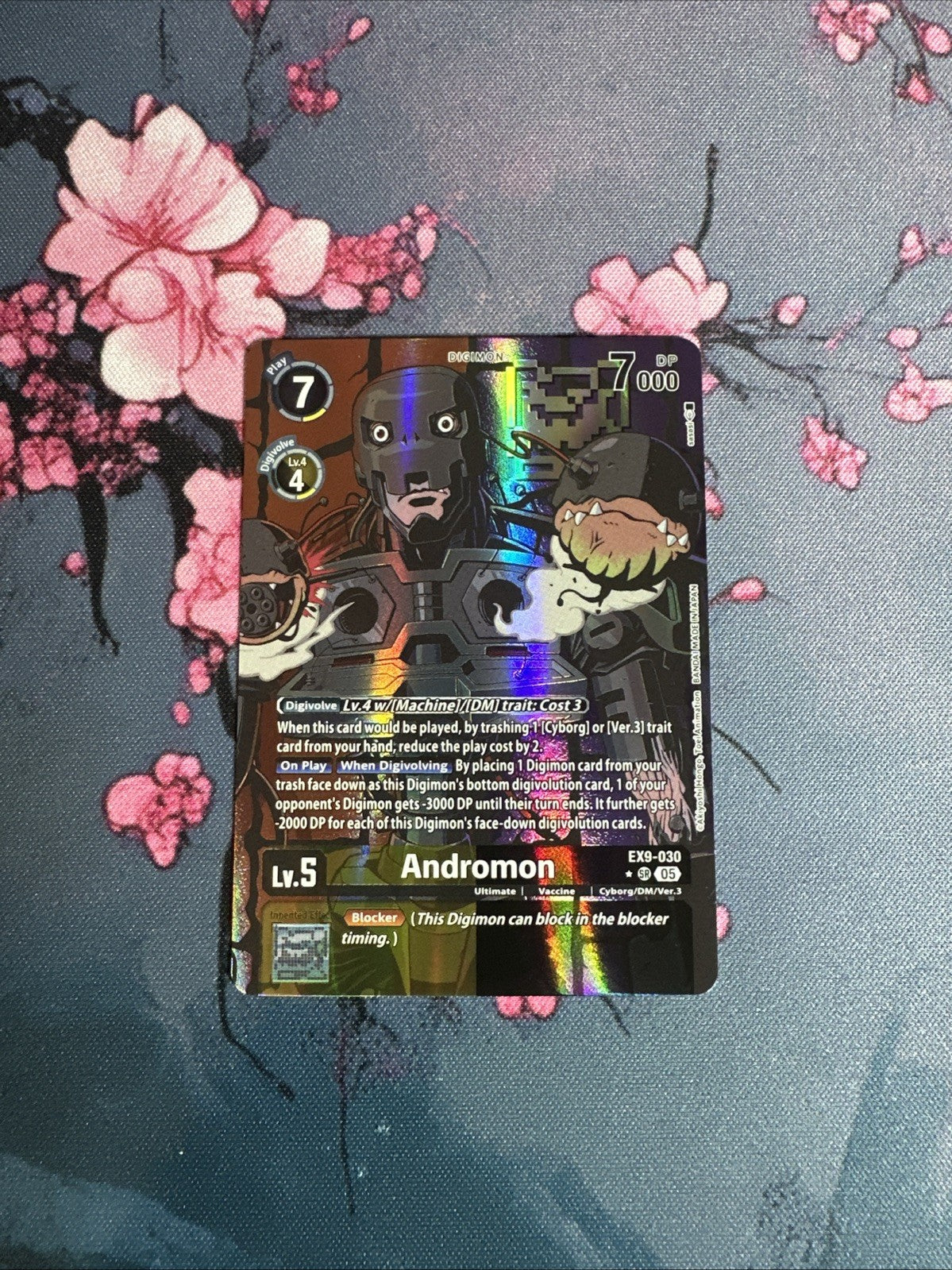 Andromon SR Ex9-030 (Alt Art) Digimon Card Game