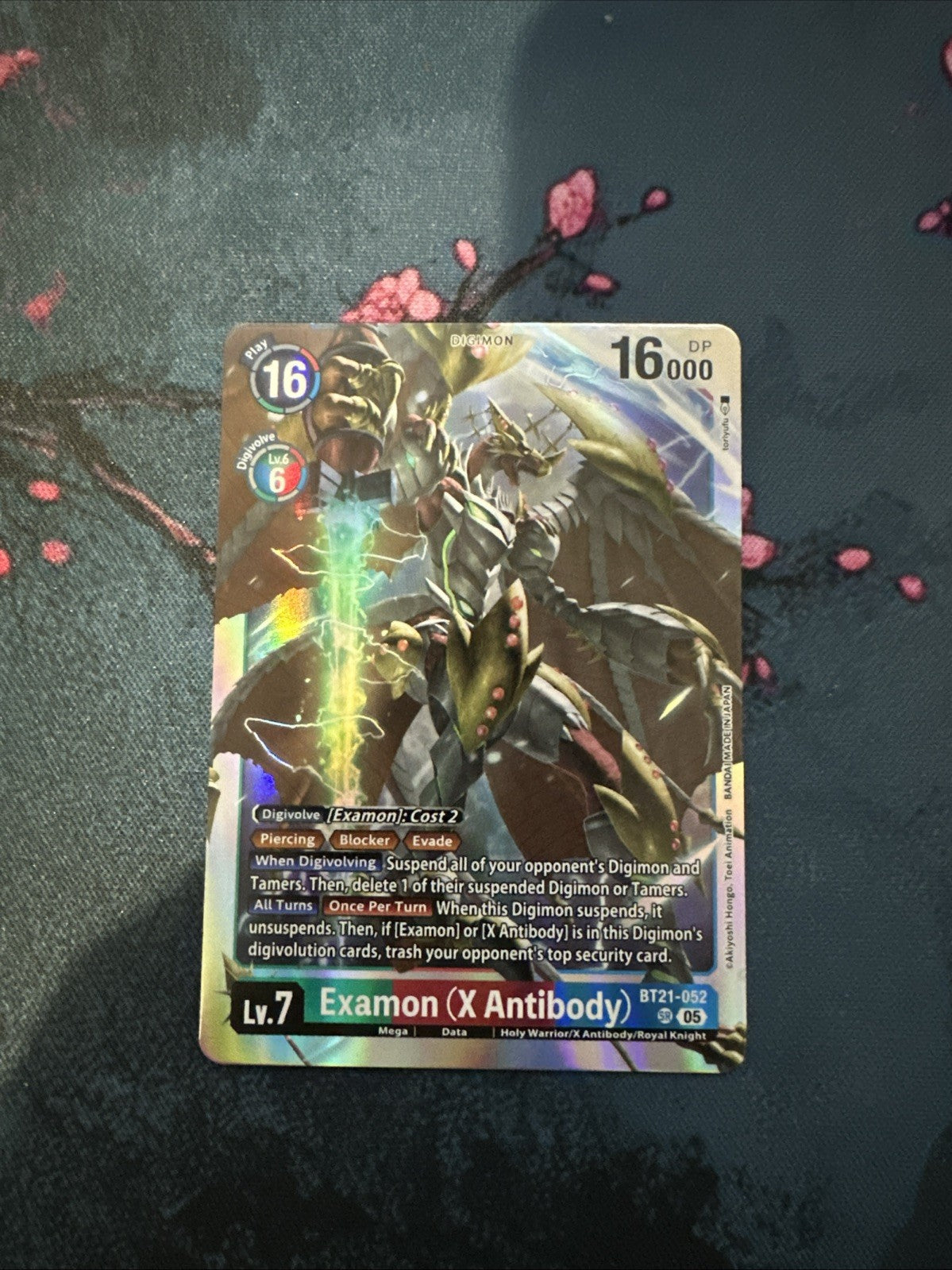 Examon (X Antibody) BT21-052 SR - World Convergence - Digimon