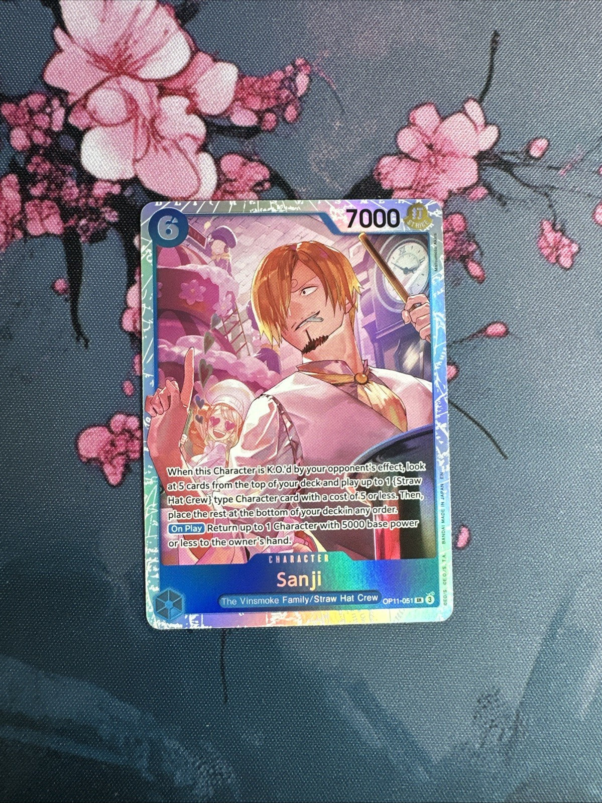 Sanji SR OP11-051 A Fist of Divine Speed ONE PIECE Card English