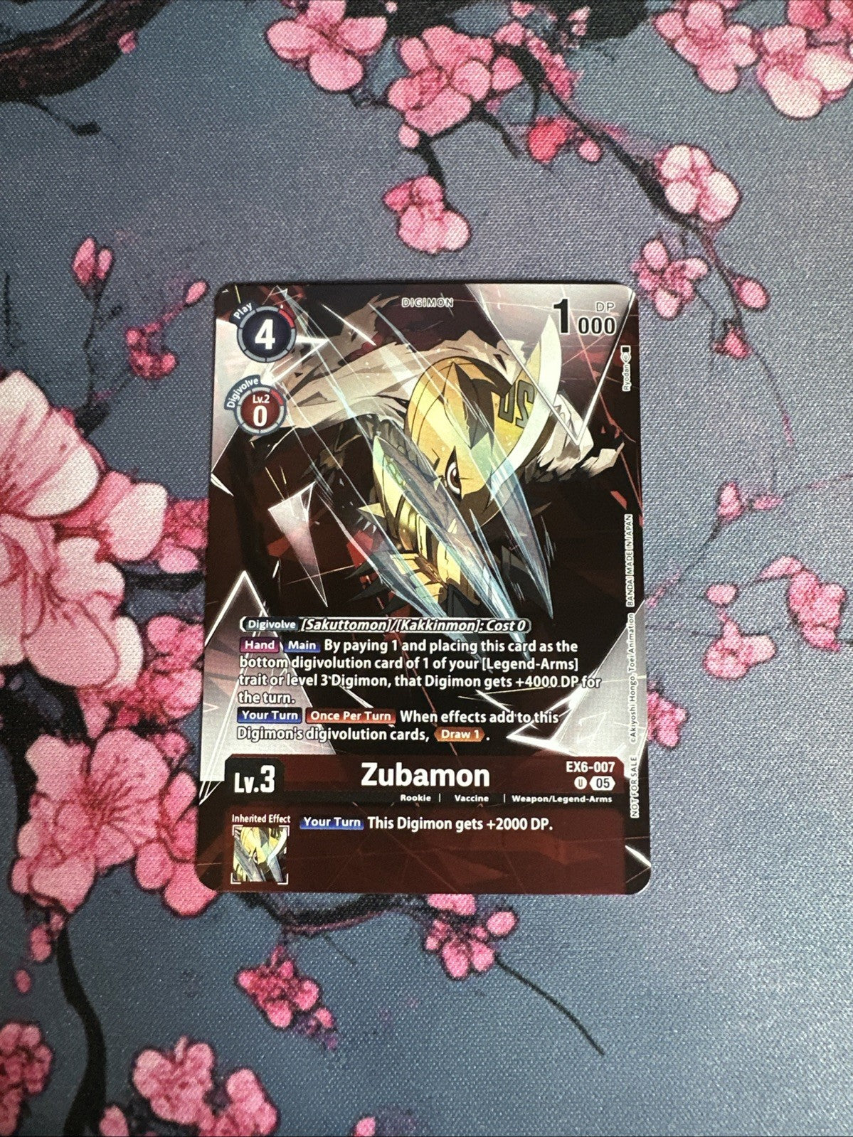 Zubamon U EX6-007 Digimon Card Game