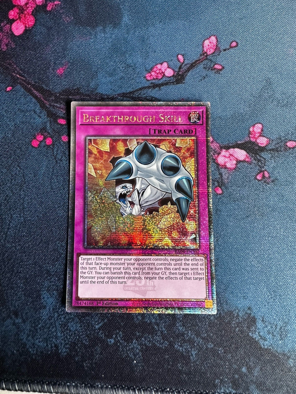 Yugioh | QCR Quarter Century NM | Breakthrough Skill - RA04-EN202