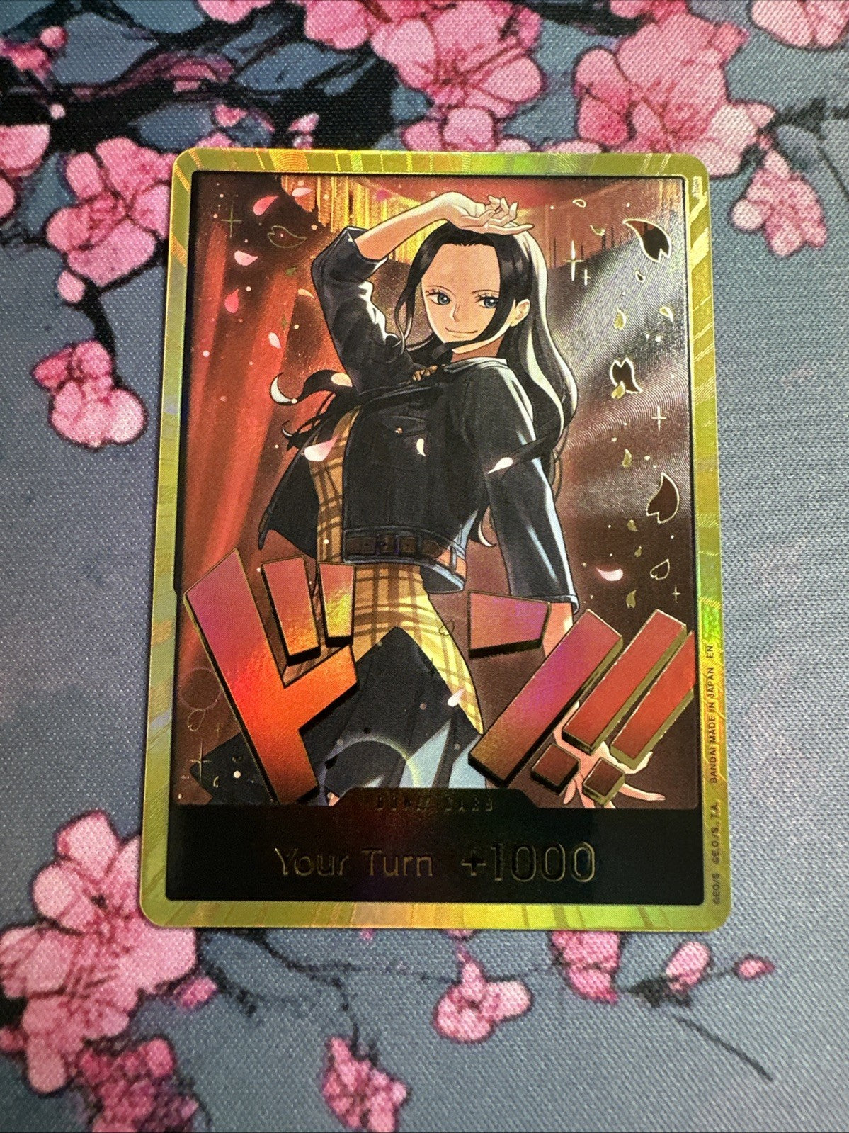 DON!! Nico Robin GOLD EB03 English ONE PIECE Card Heroines Edition NM