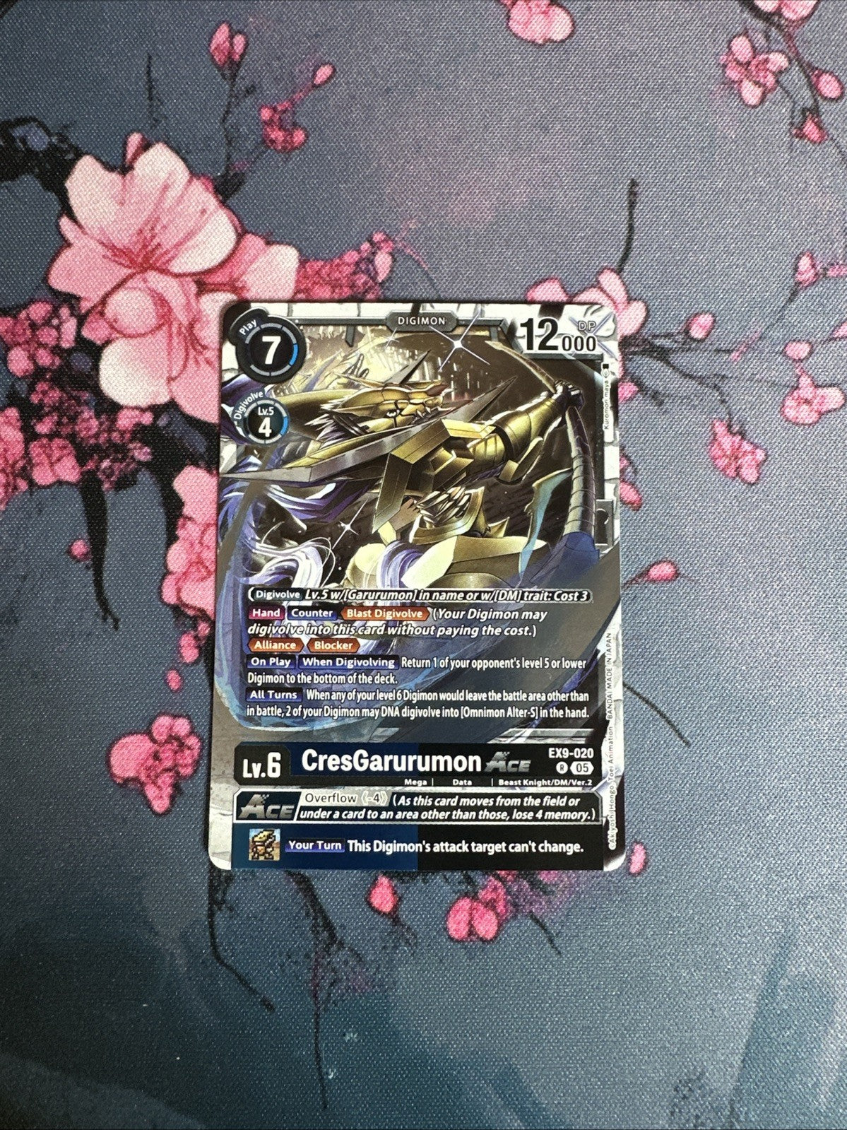 CresGarurumon R EX9-020 Digimon Card Game
