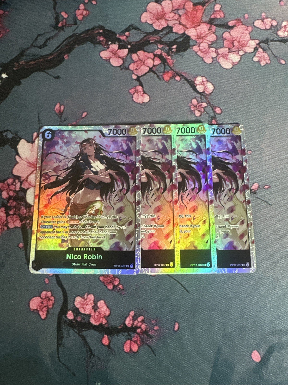 Nico Robin OP12-087 - Super Rare OP-12 Legacy of the Master (PLAY SET)