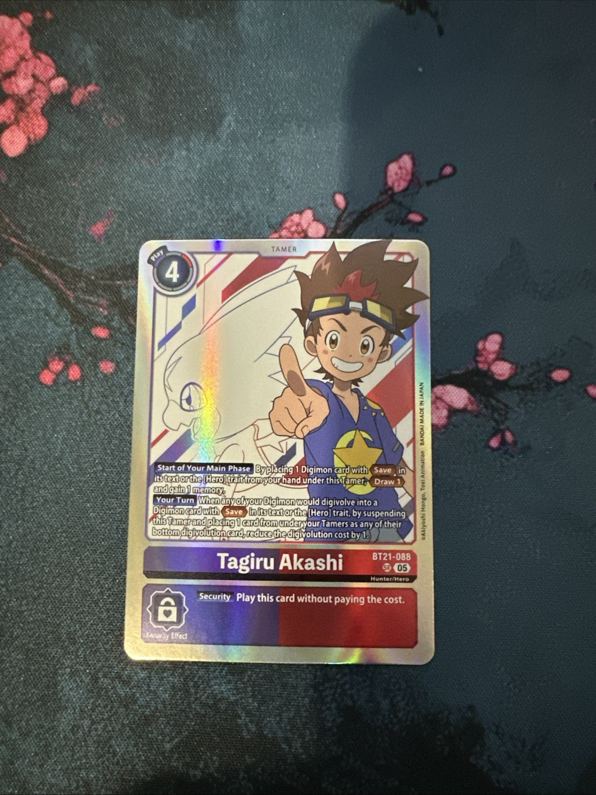 Tagiru Akashi BT21-088 SR - World Convergence - Digimon