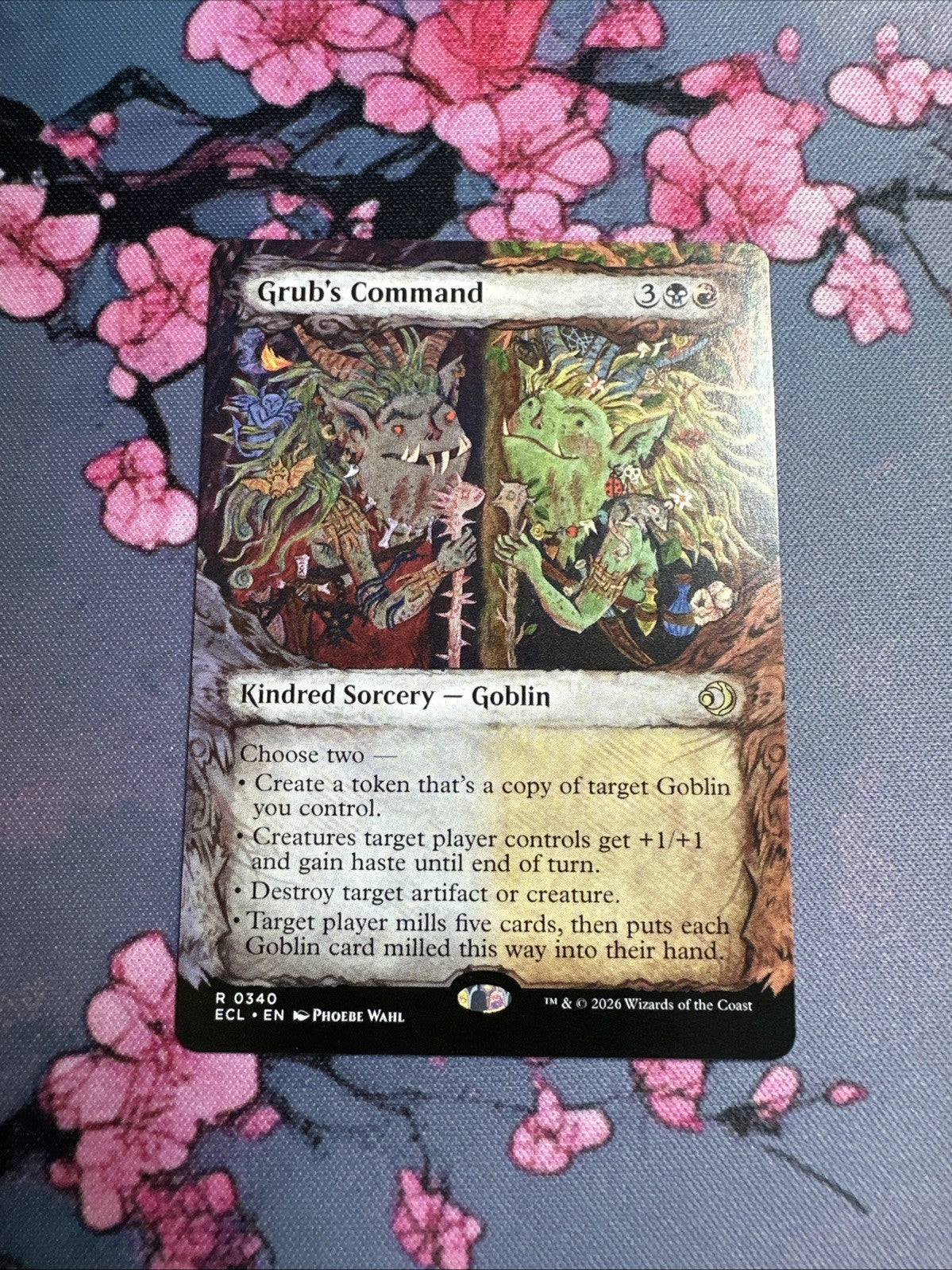 Grub's Command Showcase Lorwyn Eclipsed NM MTG