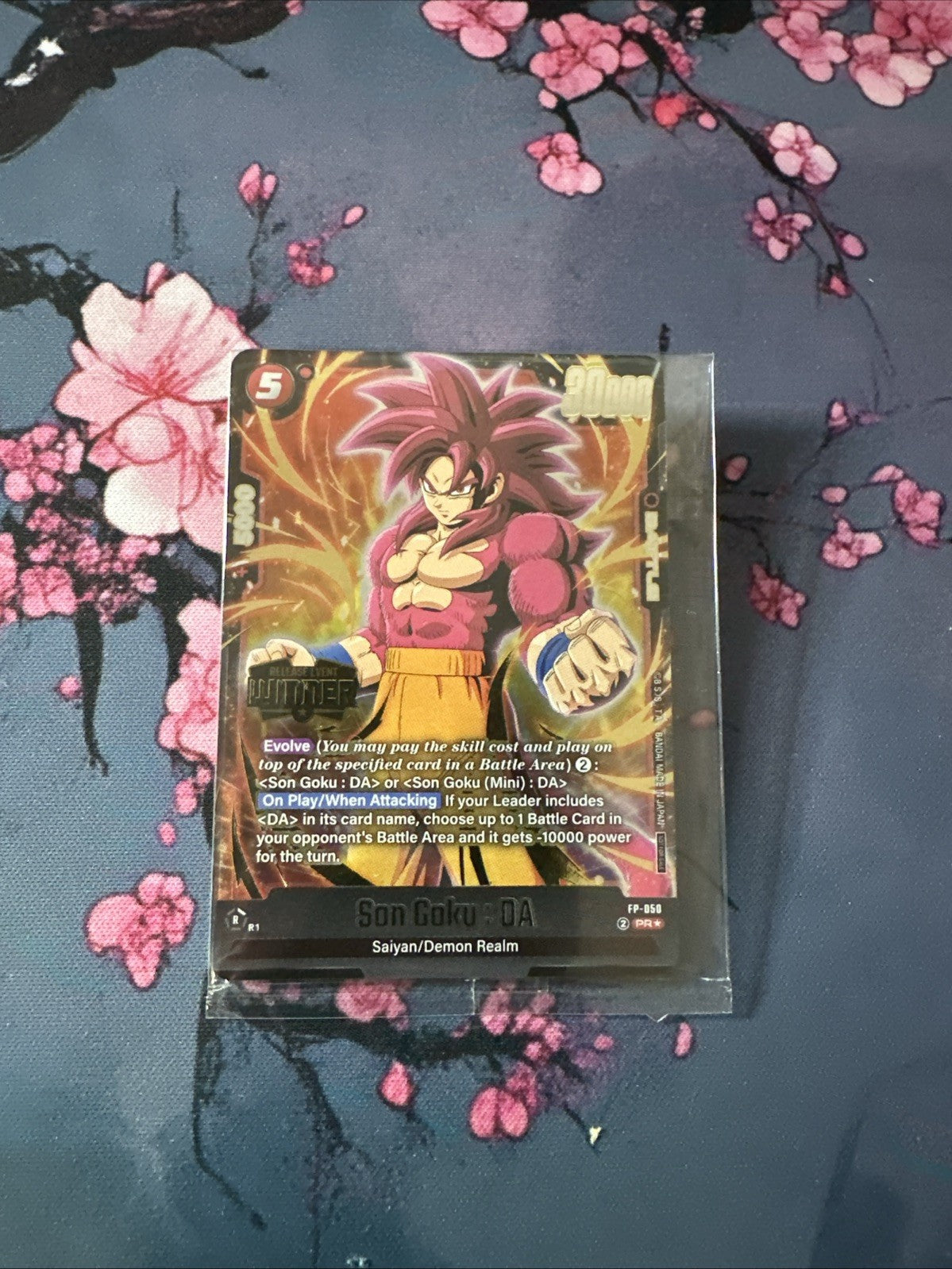 Son Goku DA FP-050 Gold Winner  Tournament Promo Prize SEALED Dragon Ball Card