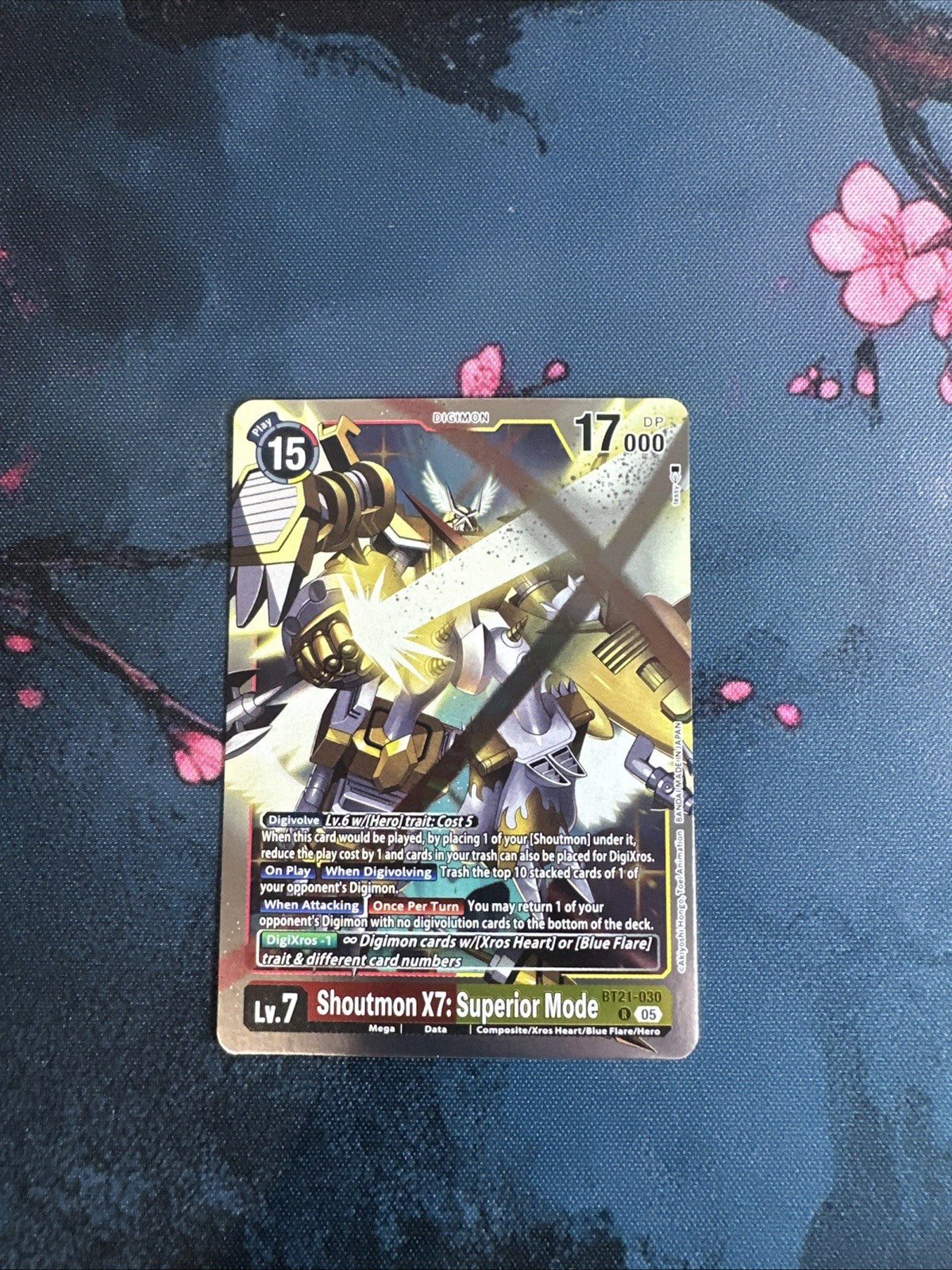 Shoutmon X7: Superior Mode BT21-030 R - World Convergence - Digimon