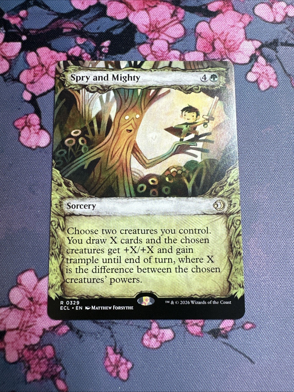 MTG Spry and Mighty (Showcase) - ECL Lorwyn Eclipsed NM