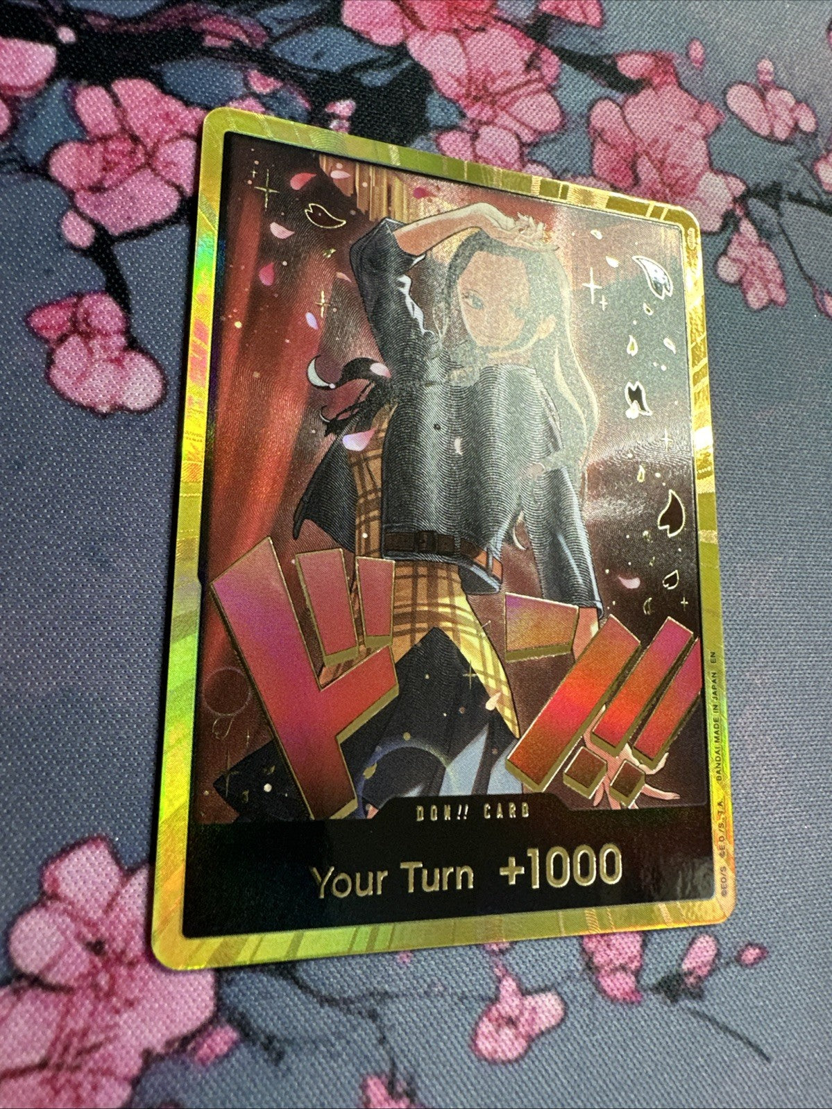 DON!! Nico Robin GOLD EB03 English ONE PIECE Card Heroines Edition NM