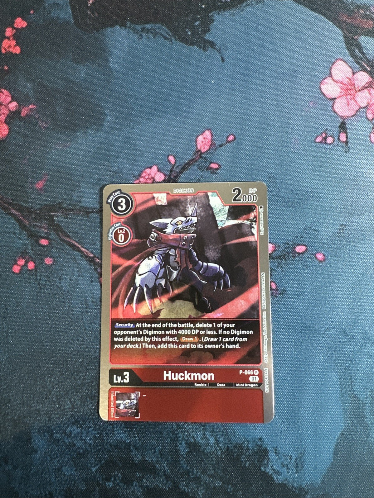 Huckmon P-066 - Limited Card Pack - Digimon Card Game Across Time