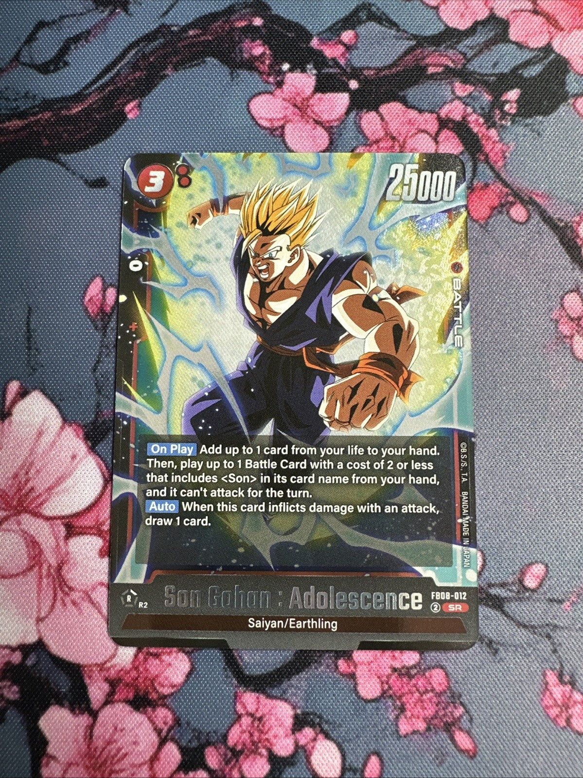 Dragon Ball Fusion World Son Gohan: Adolescence - FB08-012 SR