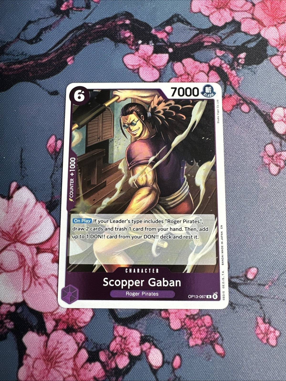 Scopper Gaban - OP13-067 - Carrying On His Will - ONE PIECE Card - English