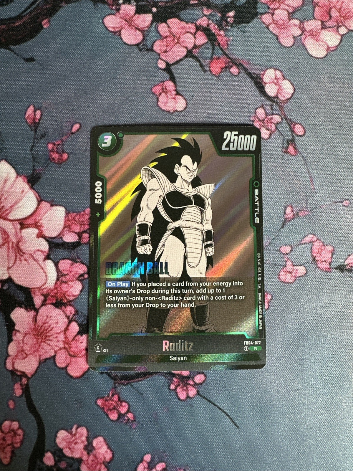 Dragon Ball Super Fusion World Raditz R Fb04-072 Manga Booster