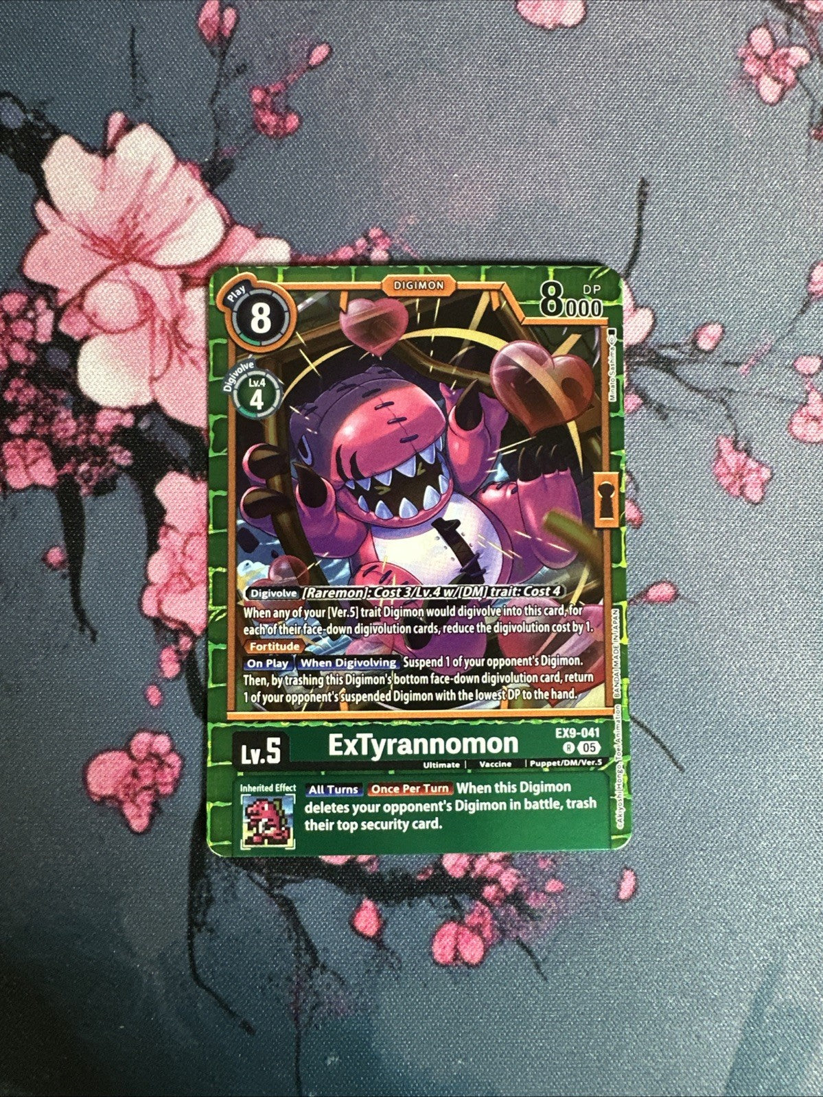 ExTyrannomon R EX9-041 Digimon Card Game