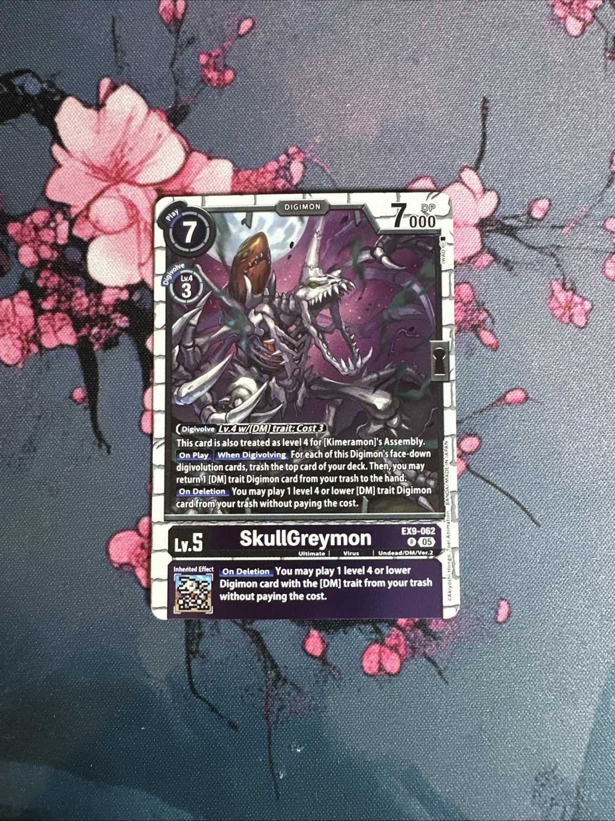 SkullGreymon R EX9-062 Digimon Card Game