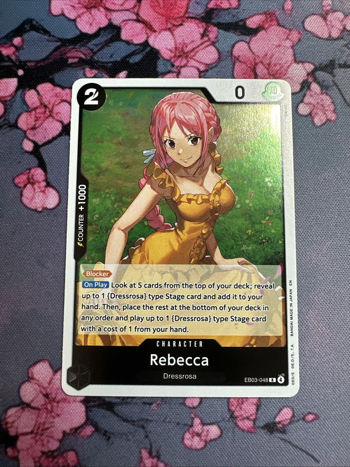 ONE PIECE Rebecca【R】 EB03-048 EB-03 Heroines Edition English